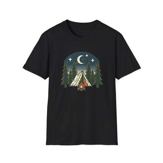 Printify T-Shirt Night Tent T-Shirt
