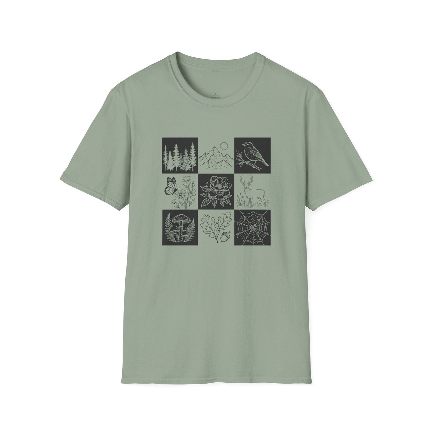 Printify T-Shirt Nine-Panel Nature T-Shirt