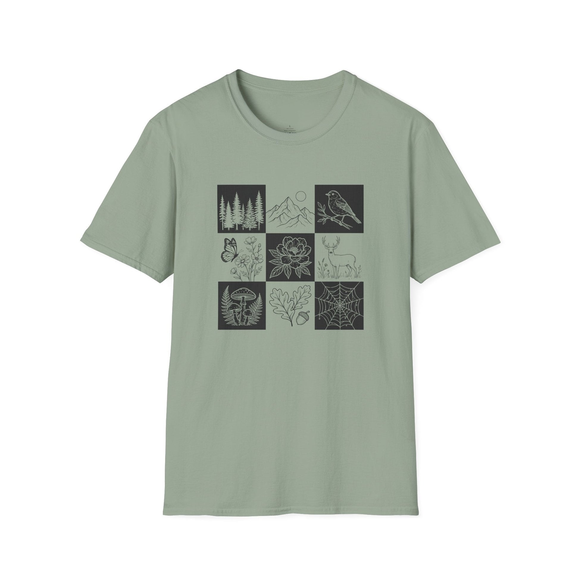 Printify T-Shirt Nine-Panel Nature T-Shirt