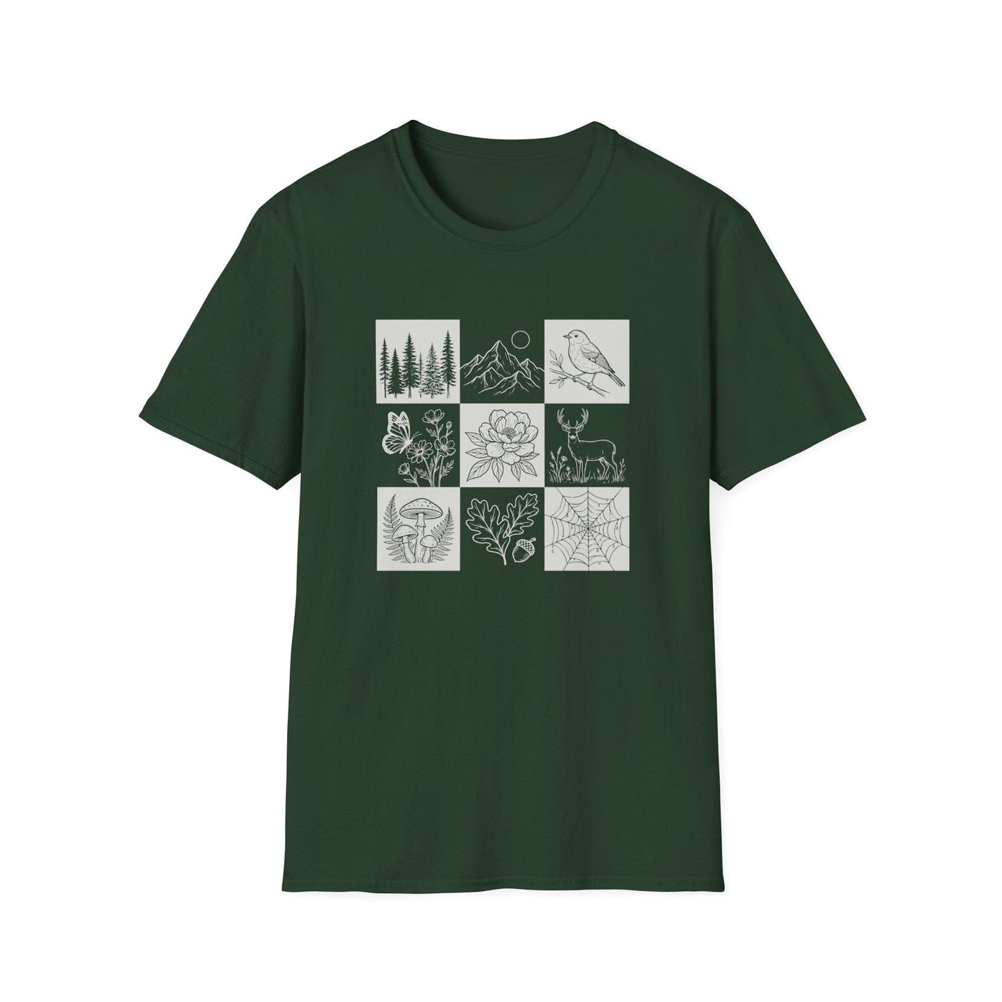 Printify T-Shirt Nine-Panel Nature T-Shirt