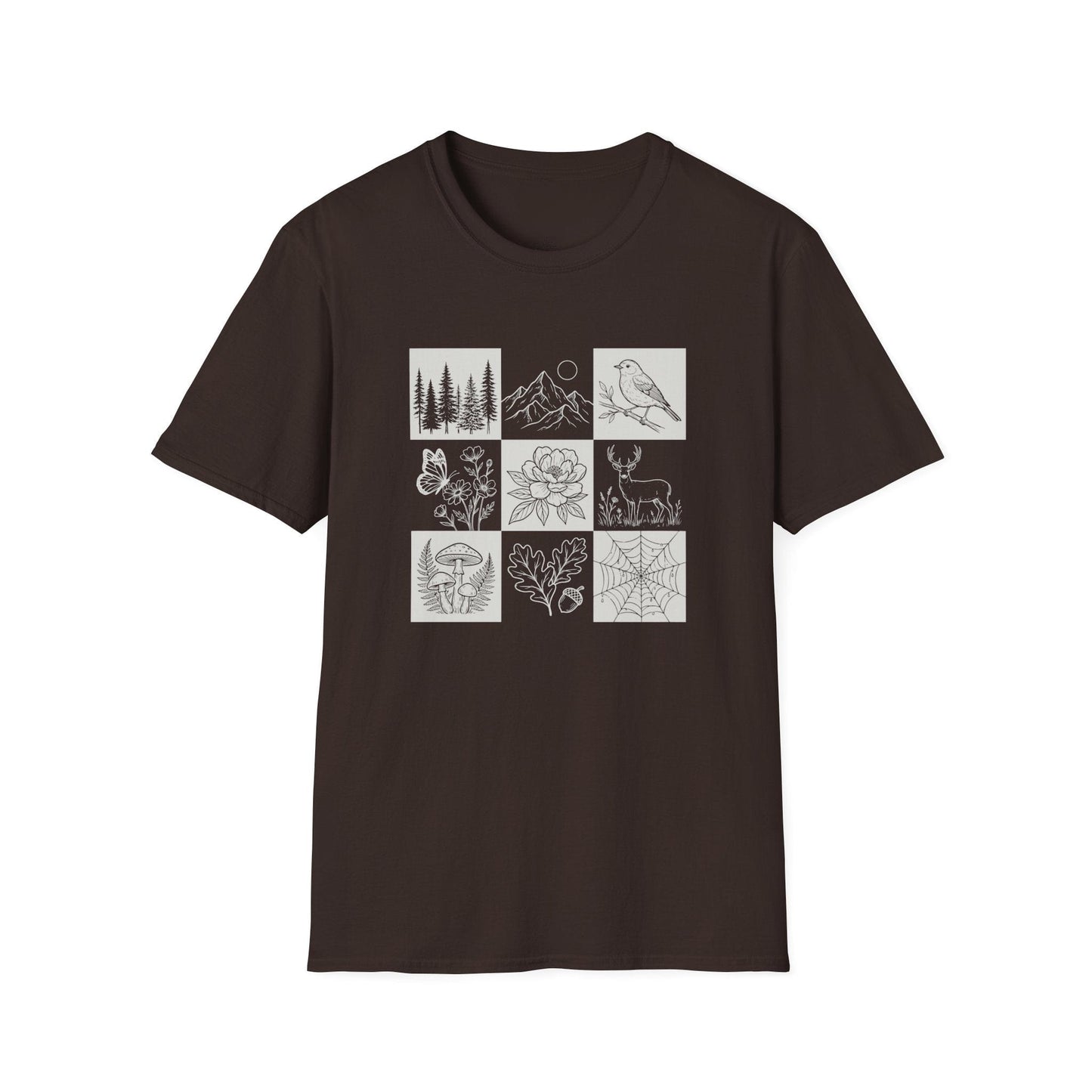 Printify T-Shirt Nine-Panel Nature T-Shirt