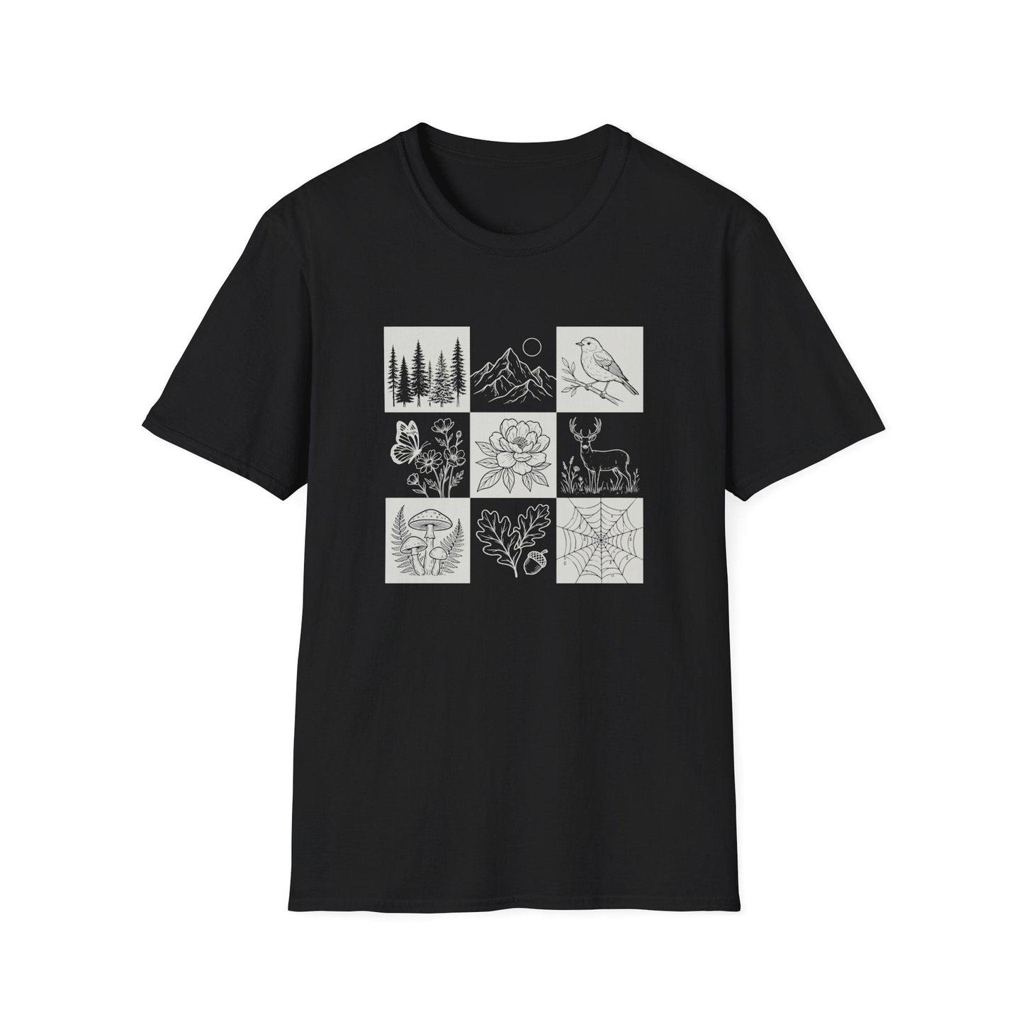 Printify T-Shirt Nine-Panel Nature T-Shirt