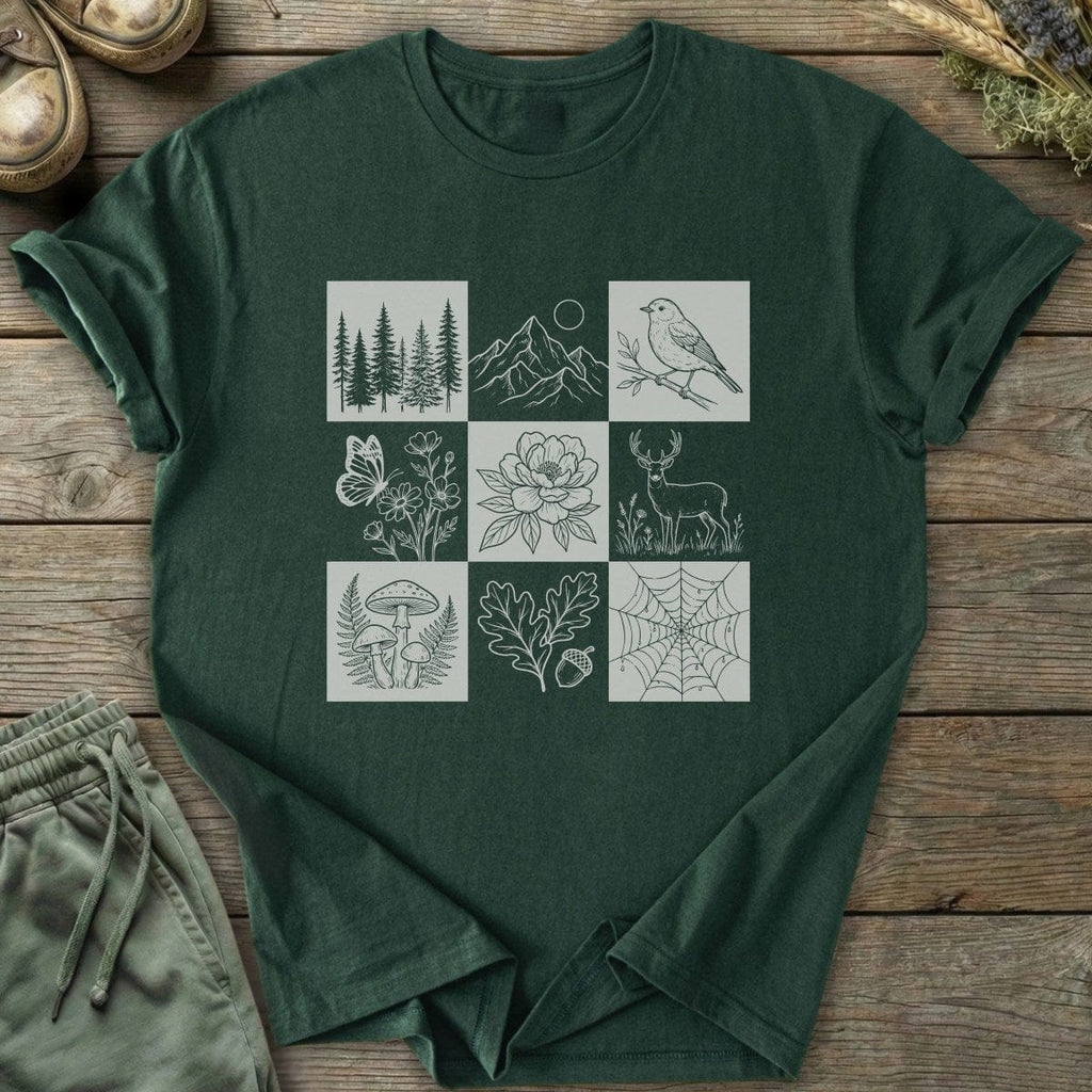 Printify T-Shirt Nine-Panel Nature T-Shirt