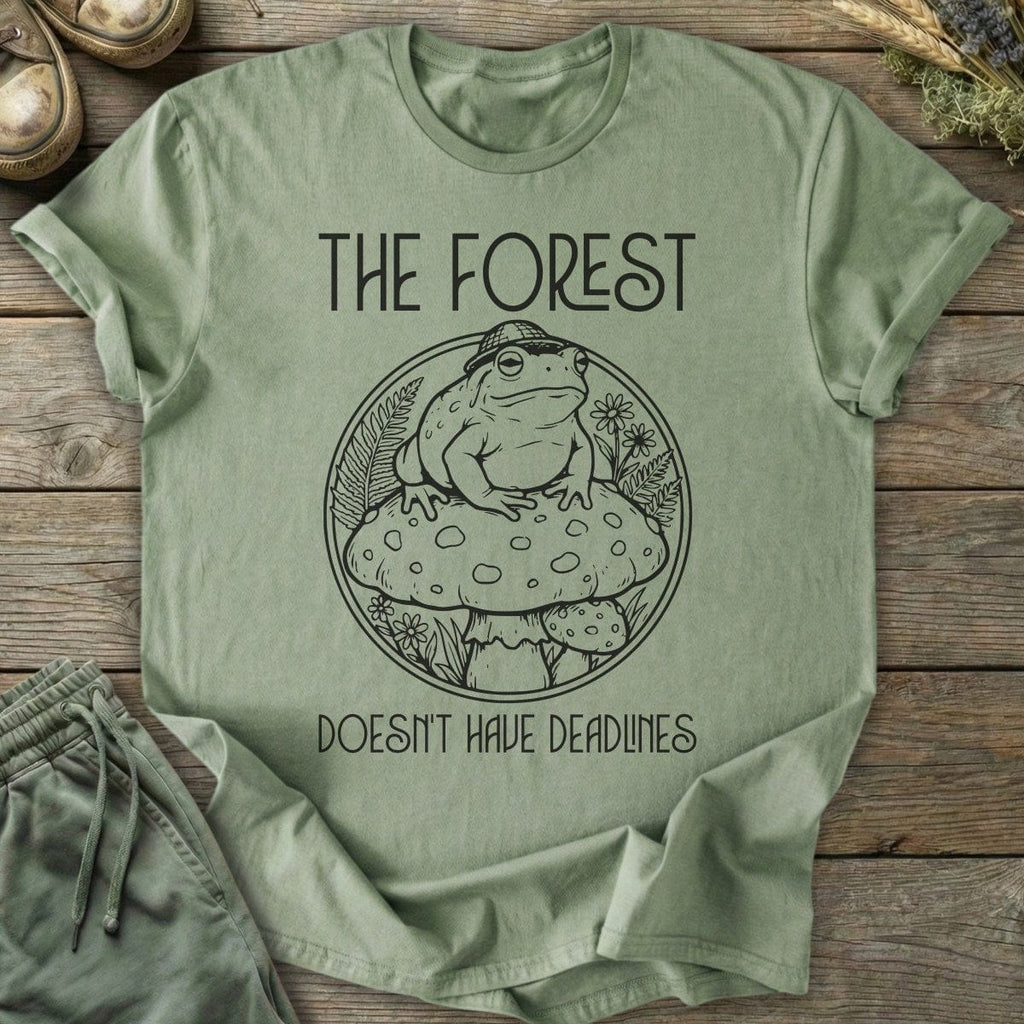 Printify T-Shirt No Forest Deadlines T-Shirt