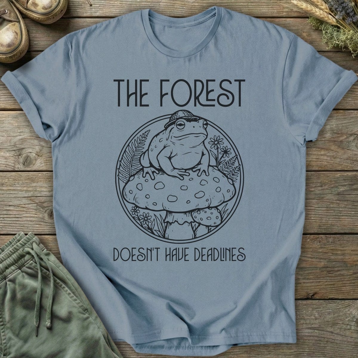 Printify T-Shirt No Forest Deadlines T-Shirt