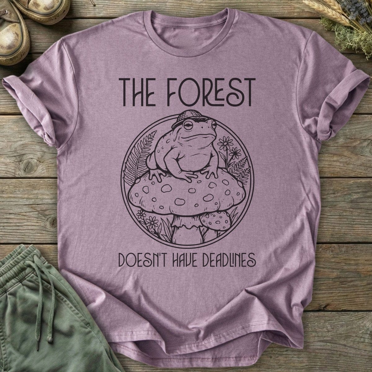 Printify T-Shirt No Forest Deadlines T-Shirt