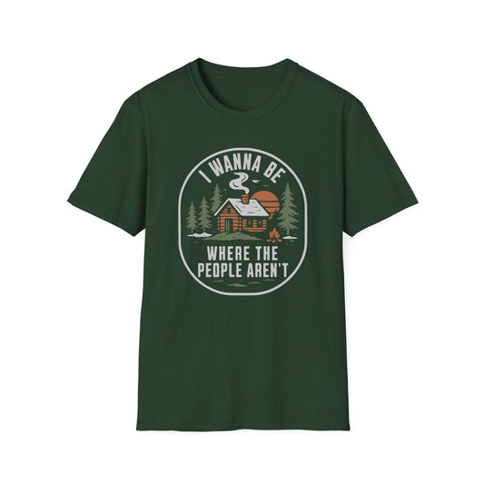 Printify T-Shirt No People Cabin T-Shirt