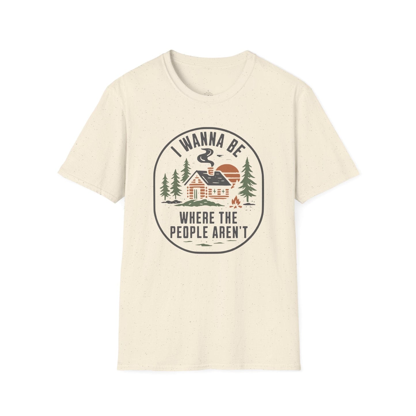 Printify T-Shirt No People Cabin T-Shirt