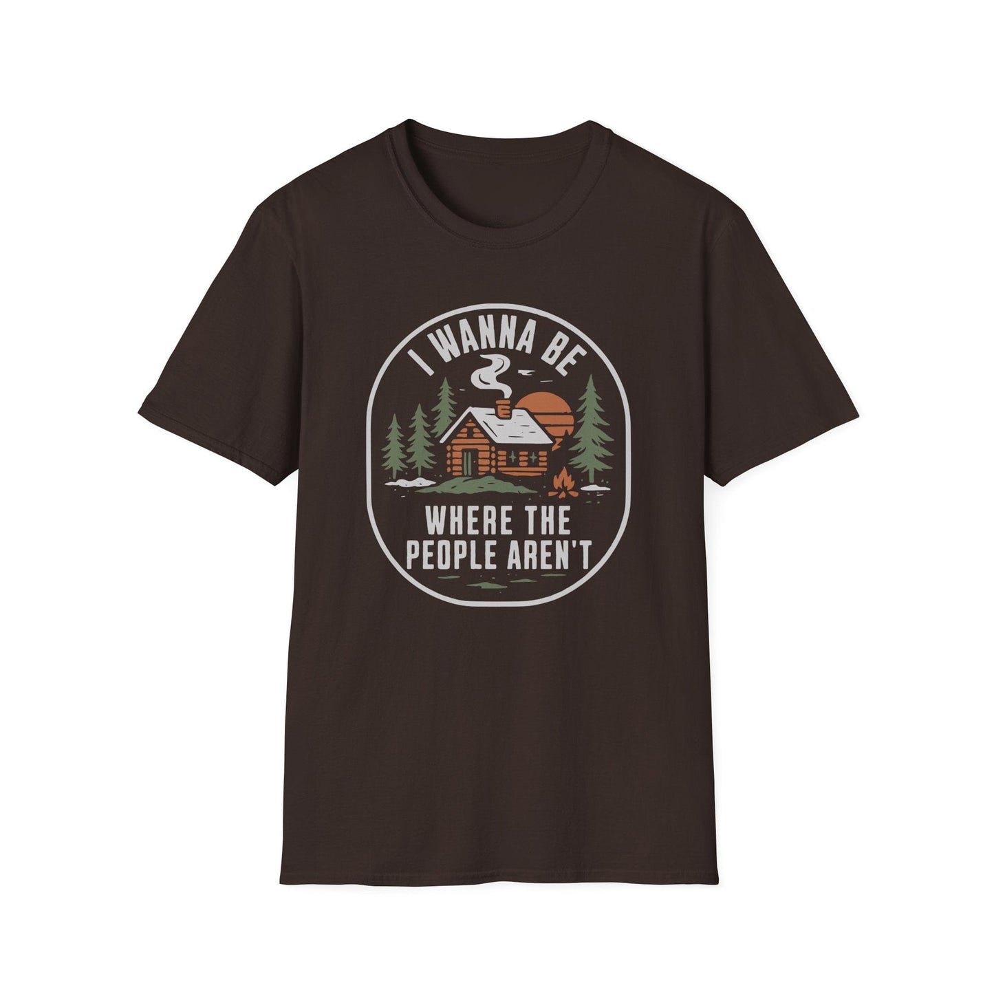 Printify T-Shirt No People Cabin T-Shirt