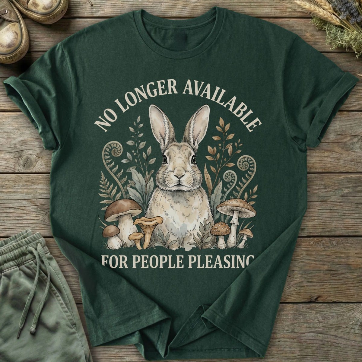 Printify T-Shirt No People Pleasing T-Shirt
