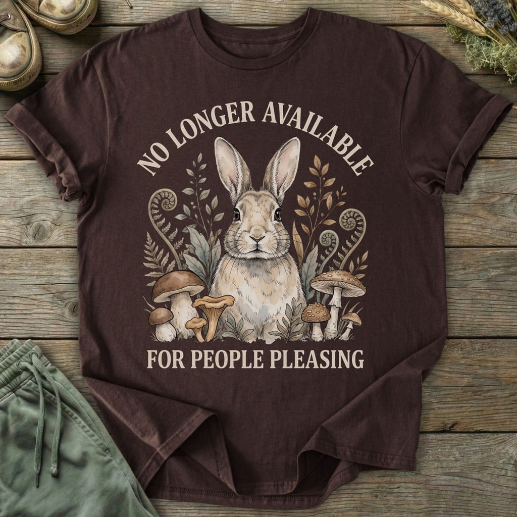 Printify T-Shirt No People Pleasing T-Shirt