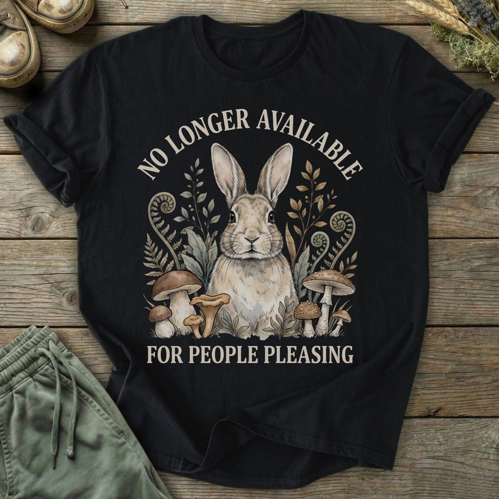 Printify T-Shirt No People Pleasing T-Shirt