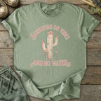 Printify T-Shirt No Water Cactus T-Shirt