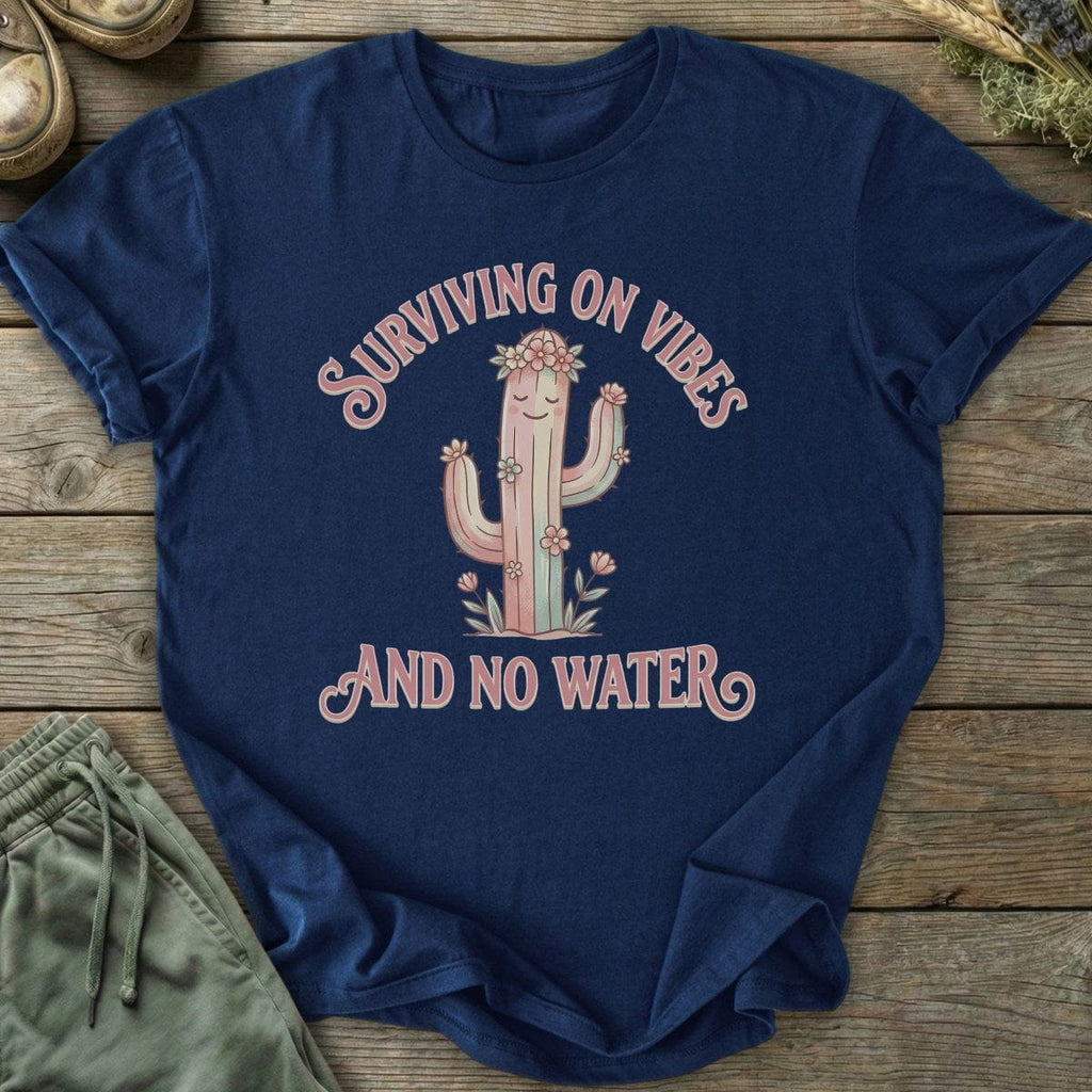 Printify T-Shirt No Water Cactus T-Shirt
