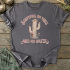 Printify T-Shirt No Water Cactus T-Shirt