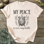 Printify T-Shirt Non-Negotiable Peace T-Shirt