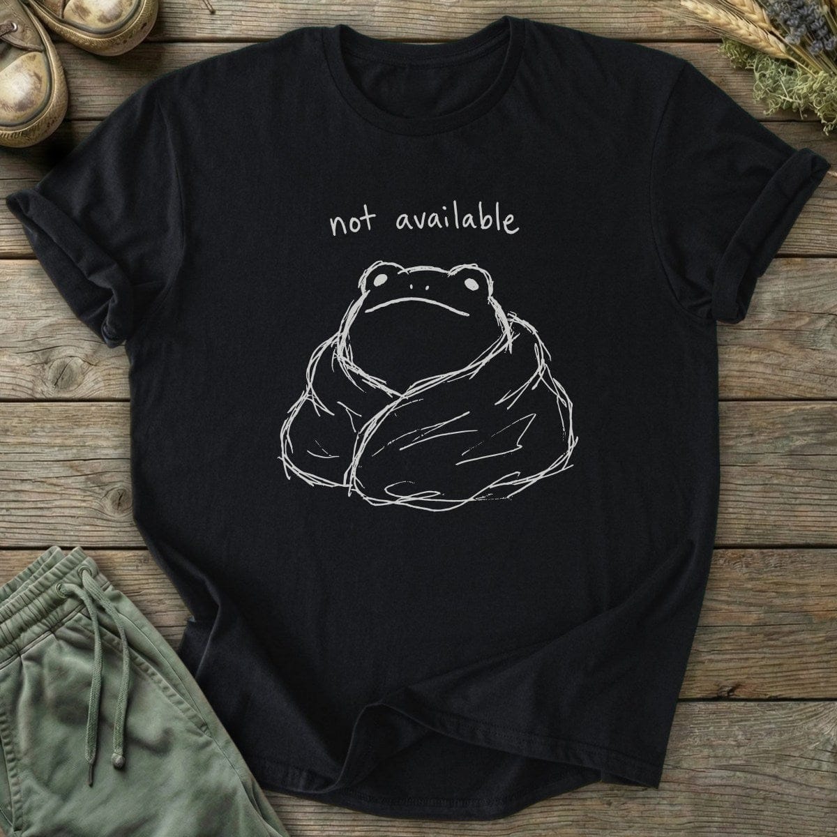 Printify T-Shirt Not Available Frog T-Shirt