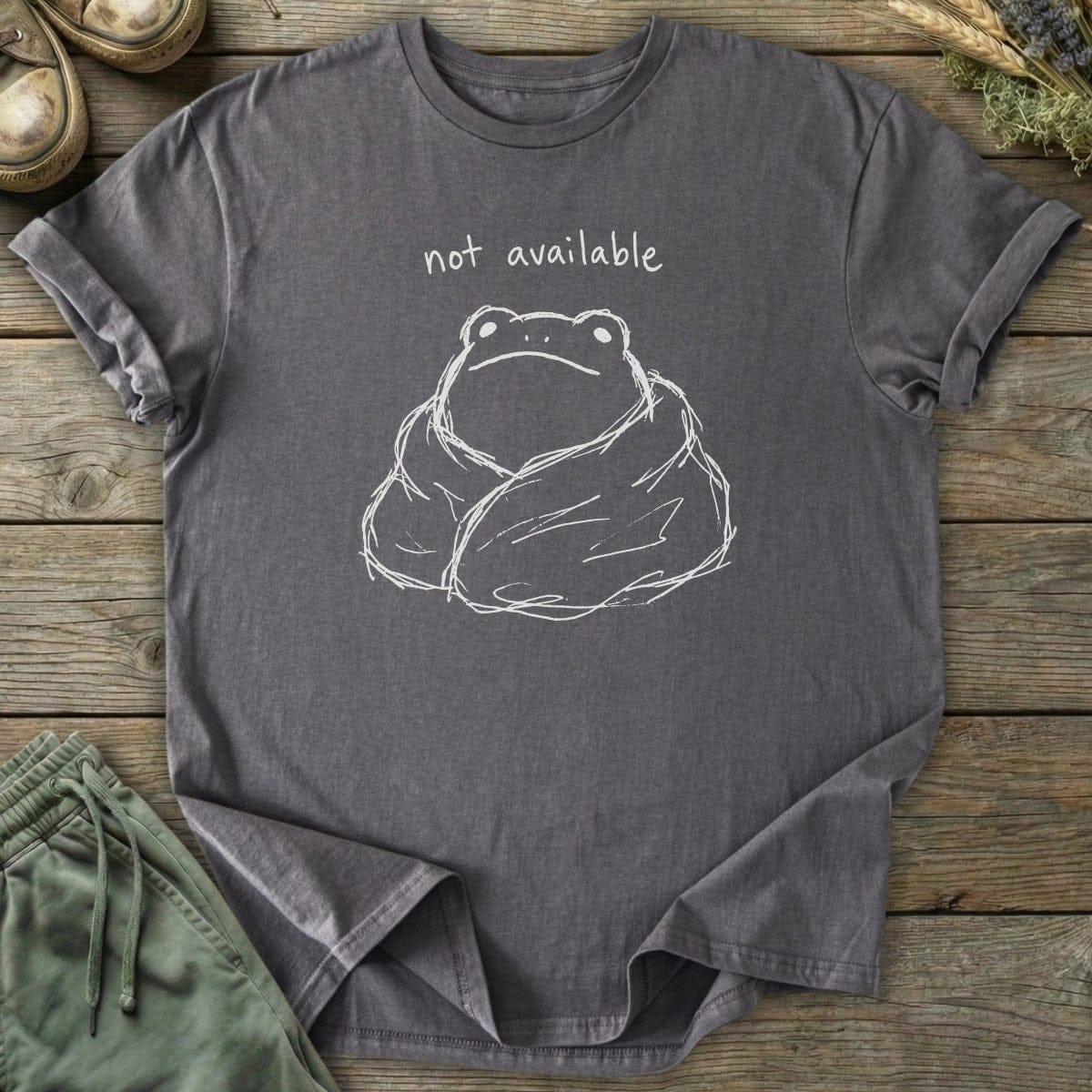 Printify T-Shirt Not Available Frog T-Shirt