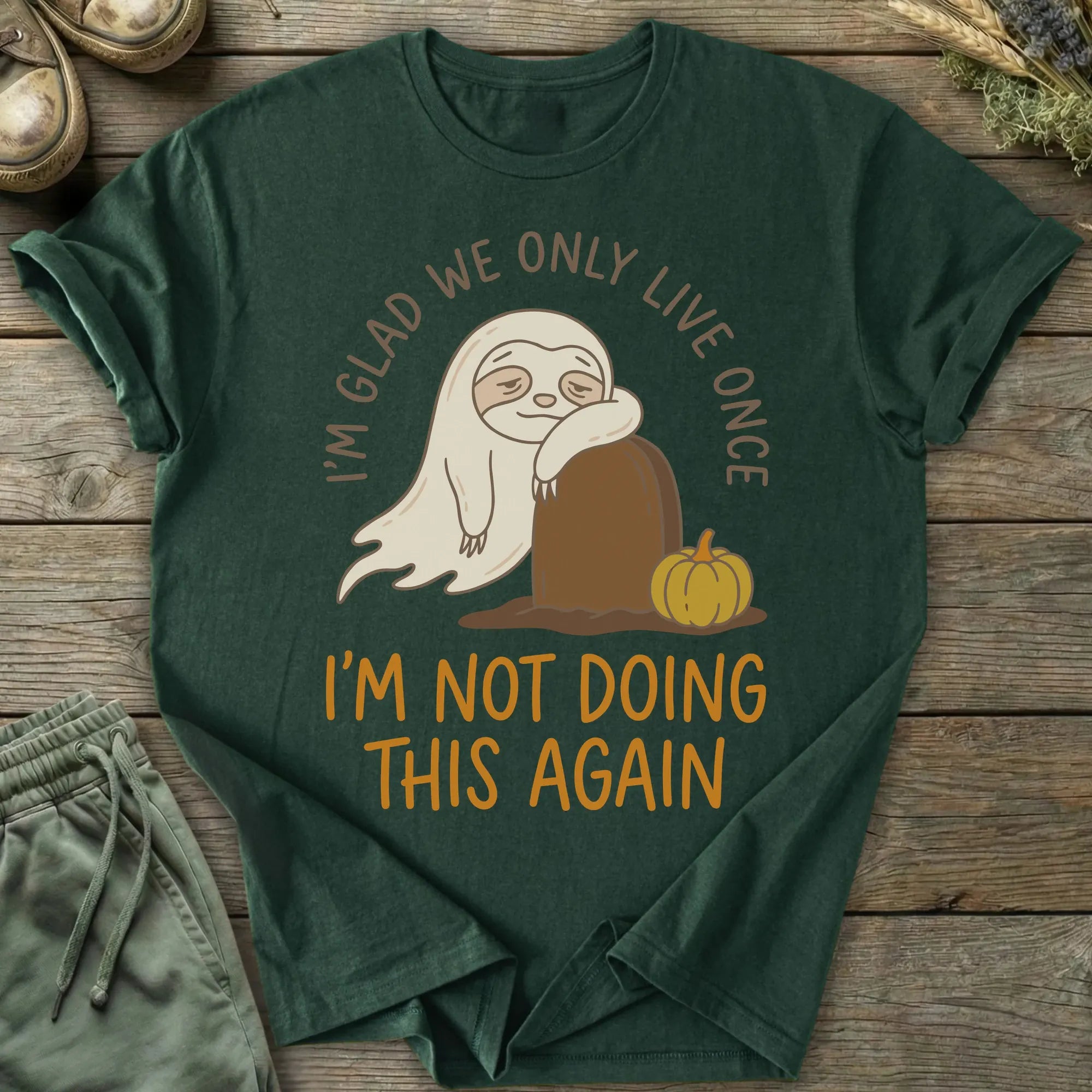 Printify T-Shirt Not Doing This Again T-Shirt