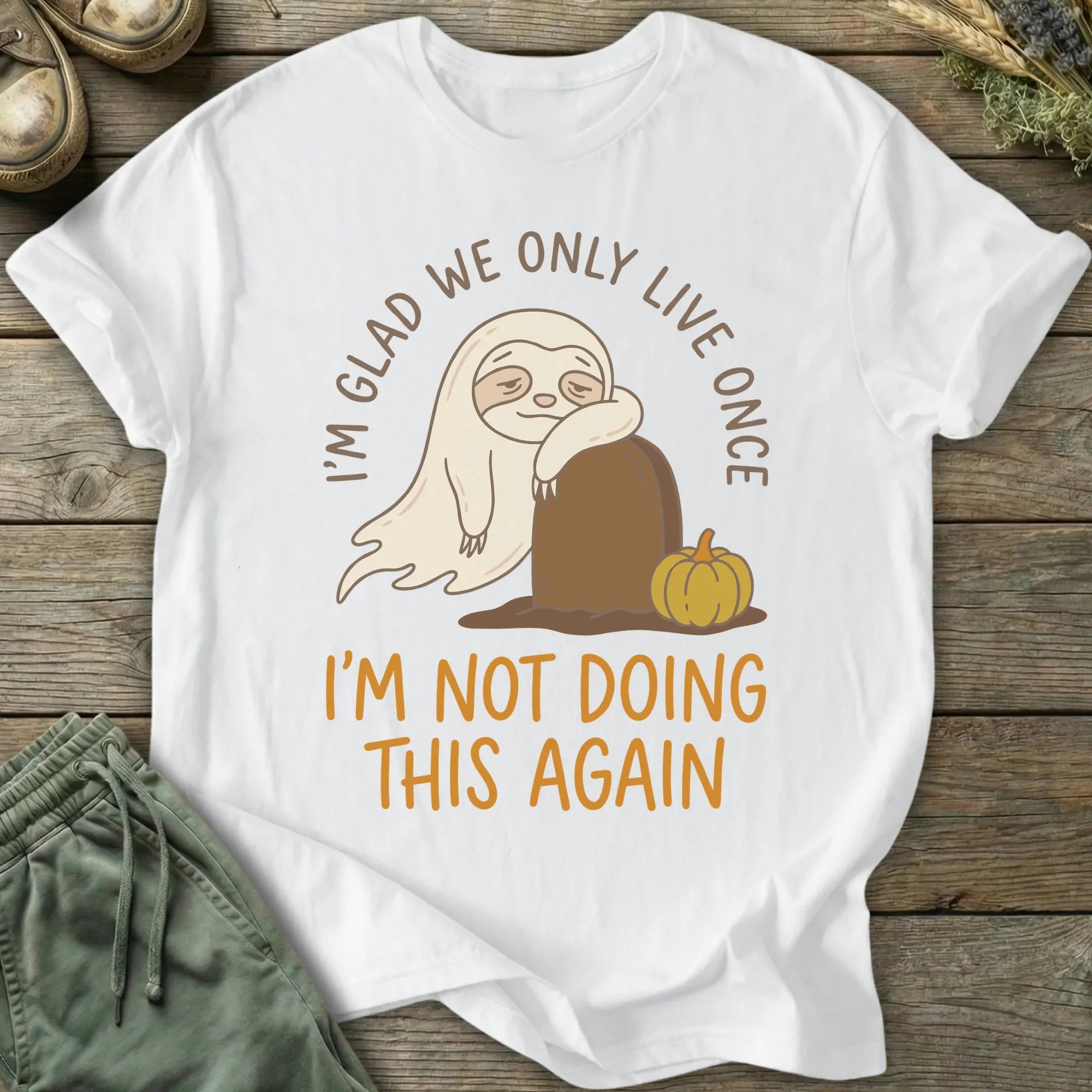 Printify T-Shirt Not Doing This Again T-Shirt