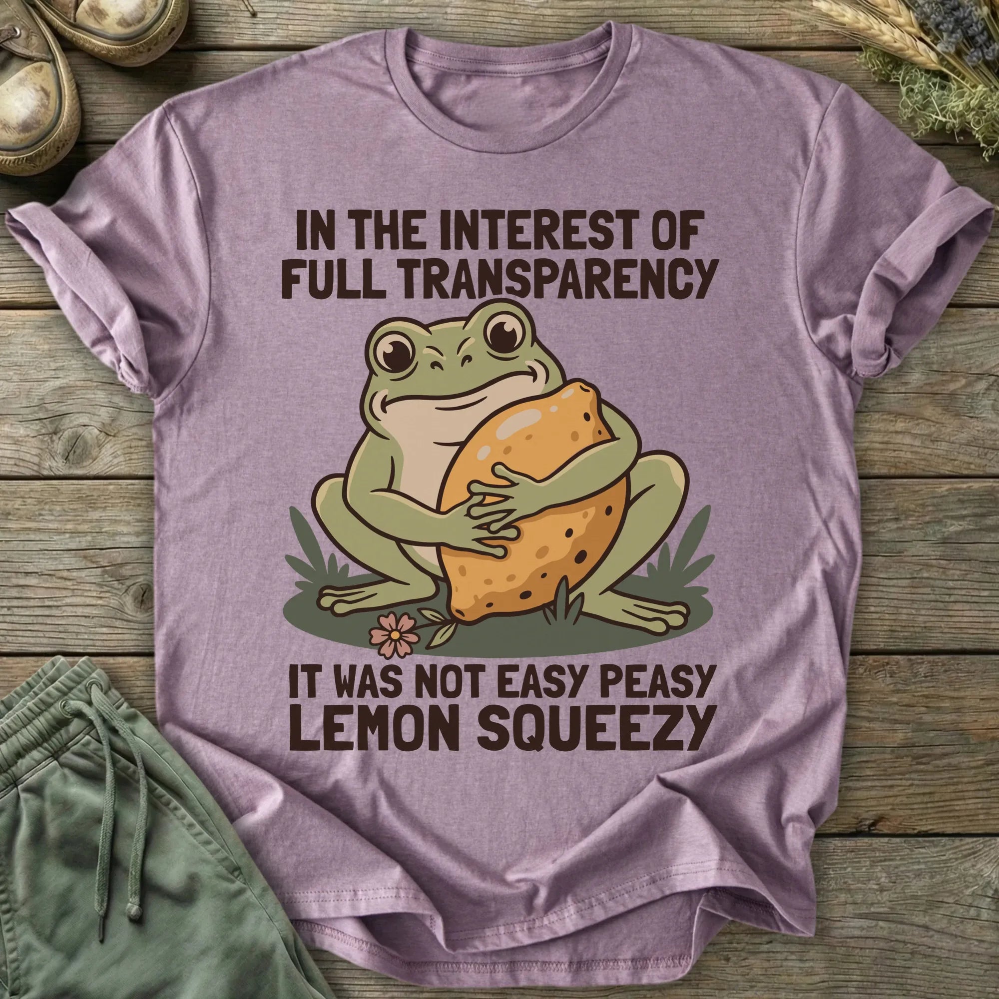Printify T-Shirt Not Easy Peasy Lemon Squeezy T-Shirt