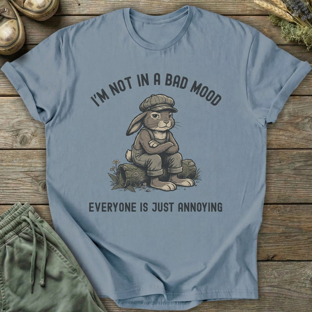 Printify T-Shirt Not In A Bad Mood Bunny T-Shirt