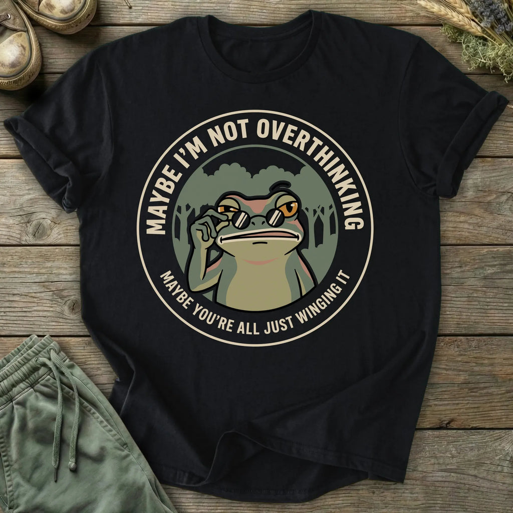 Printify T-Shirt Not Overthinking T-Shirt