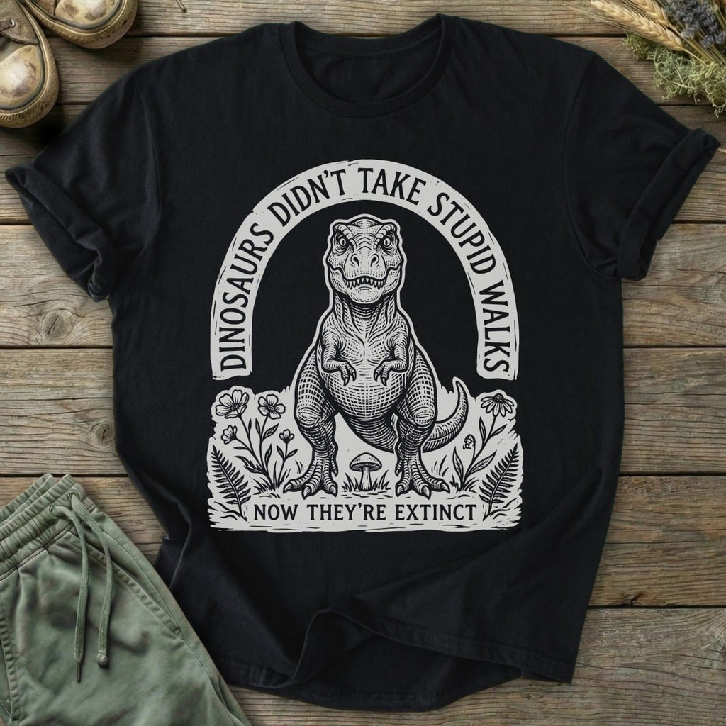 Printify T-Shirt Now Extinct T-Shirt