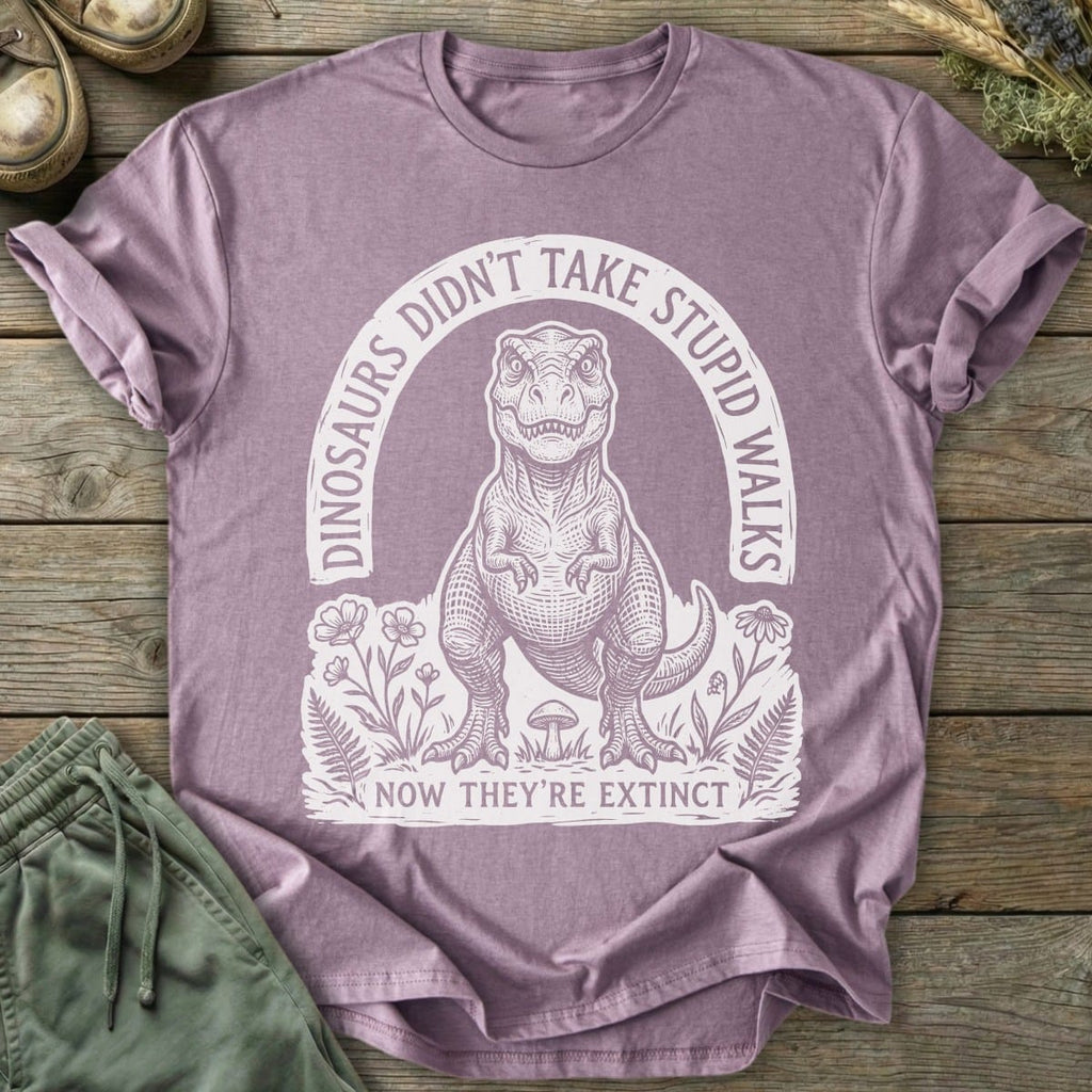 Printify T-Shirt Now Extinct T-Shirt