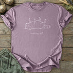 Printify T-Shirt Numbing Out Raccoon T-Shirt