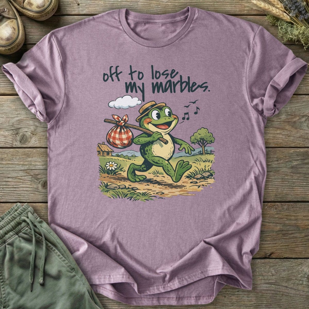 Printify T-Shirt Off To Lose My Marbles T-Shirt