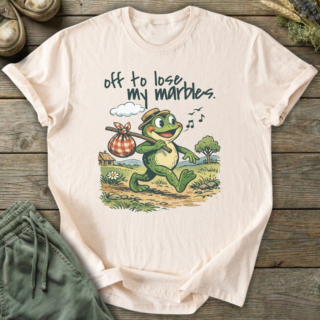 Printify T-Shirt Off To Lose My Marbles T-Shirt