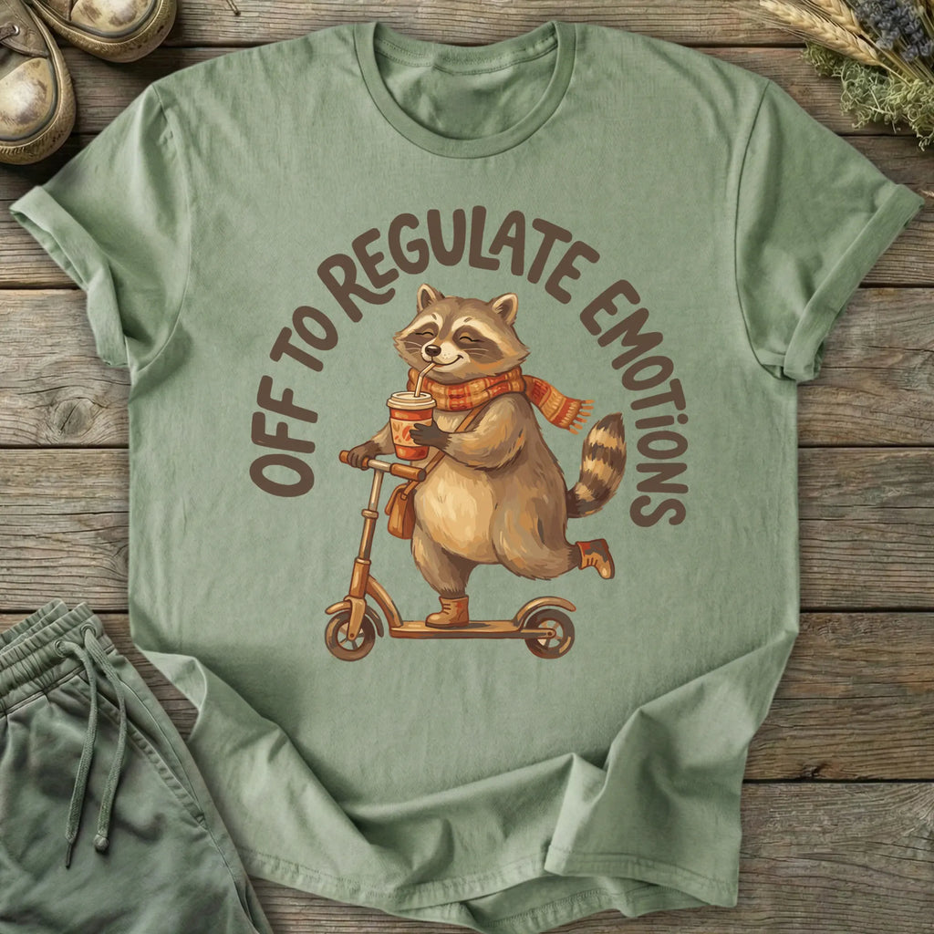 Printify T-Shirt Off To Regulate T-Shirt