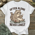 Printify T-Shirt Often Alone Never Lonely T-Shirt