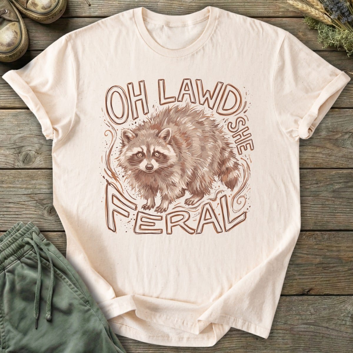 Printify T-Shirt Oh Lawd T-Shirt