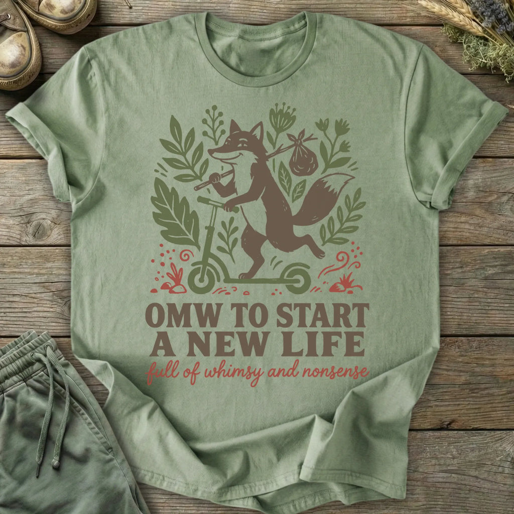 Printify T-Shirt OMW To Start A New Life T-Shirt
