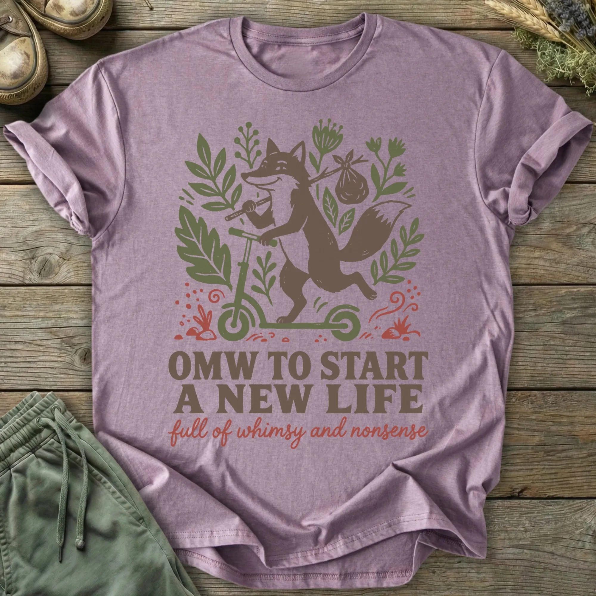 Printify T-Shirt OMW To Start A New Life T-Shirt