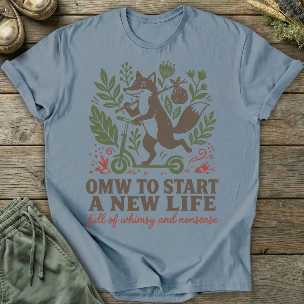 Printify T-Shirt OMW To Start A New Life T-Shirt