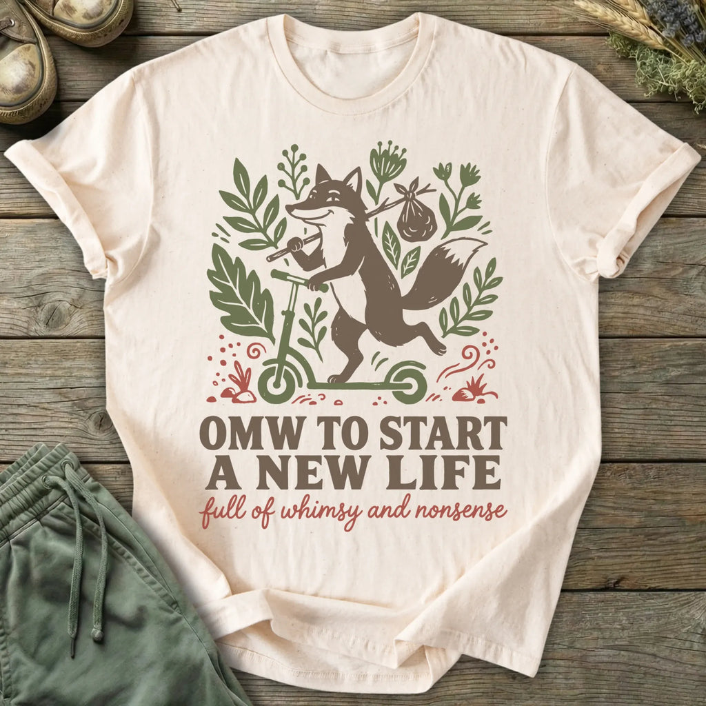 Printify T-Shirt OMW To Start A New Life T-Shirt