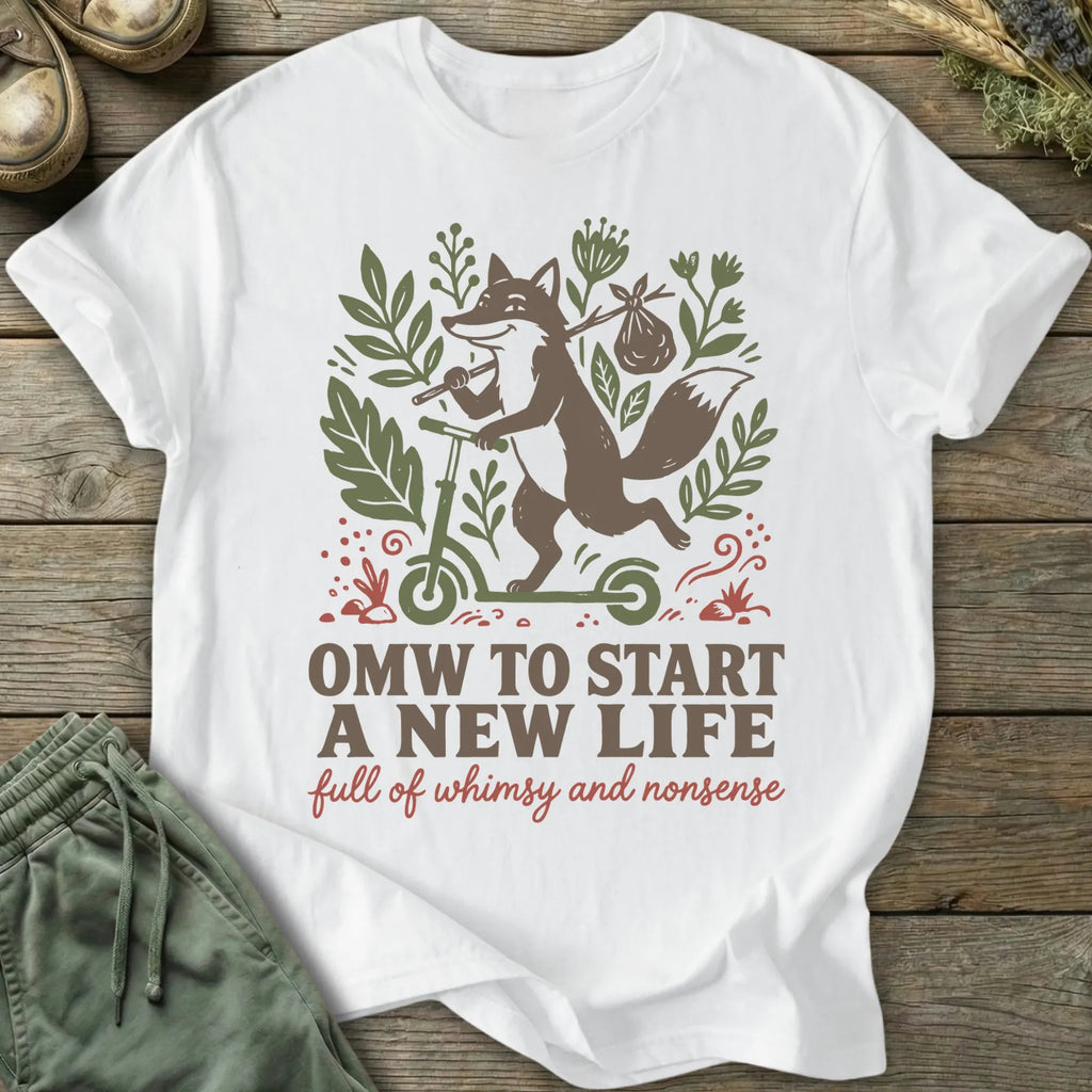 Printify T-Shirt OMW To Start A New Life T-Shirt