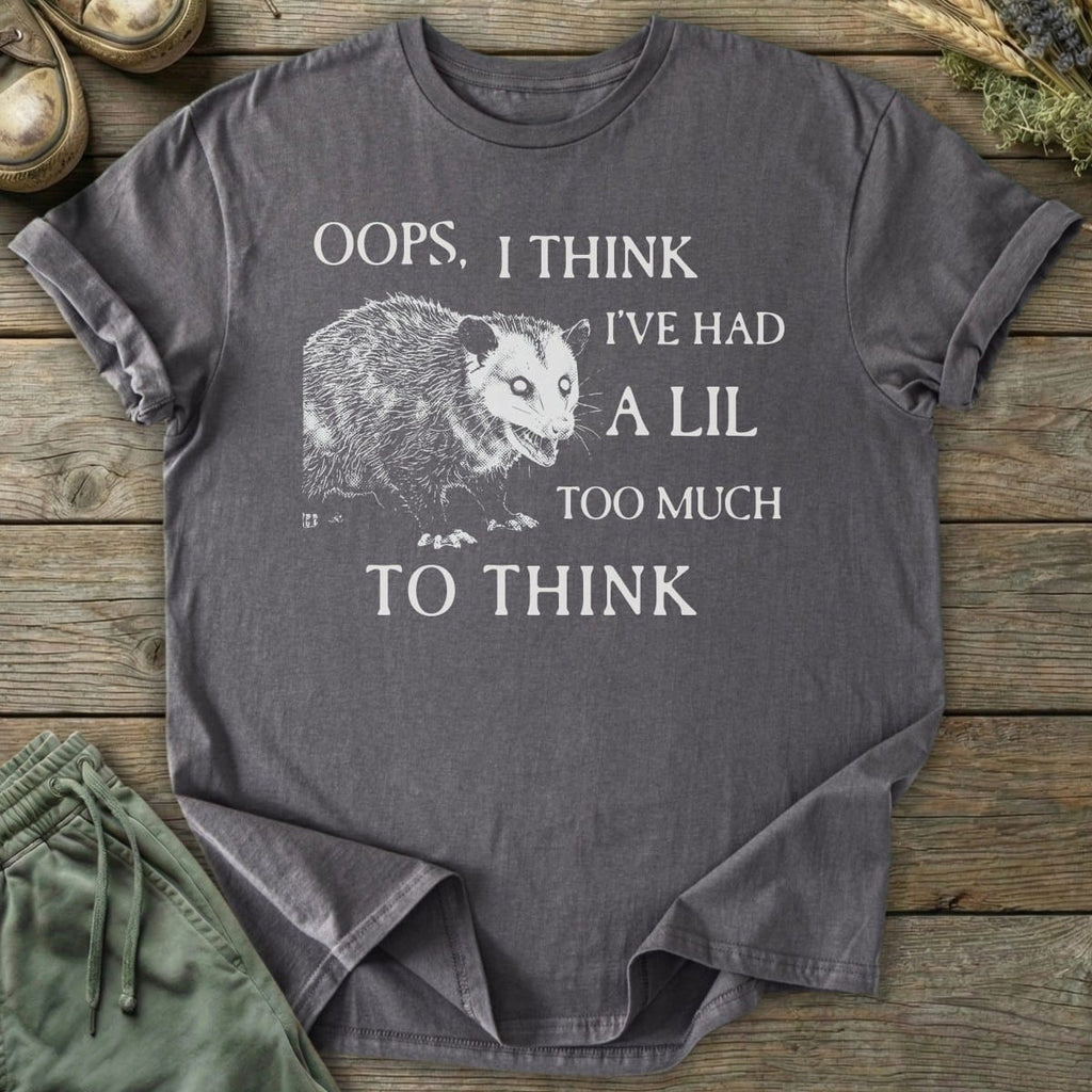 Printify T-Shirt Oops I've Had Too Much T-Shirt