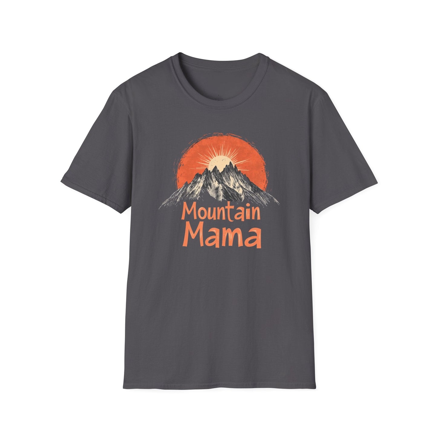 Printify T-Shirt Orange Mountain Mama T-Shirt