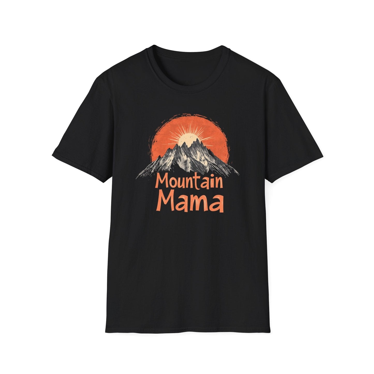 Printify T-Shirt Orange Mountain Mama T-Shirt