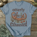 Printify T-Shirt Otterly Exhausted T-Shirt
