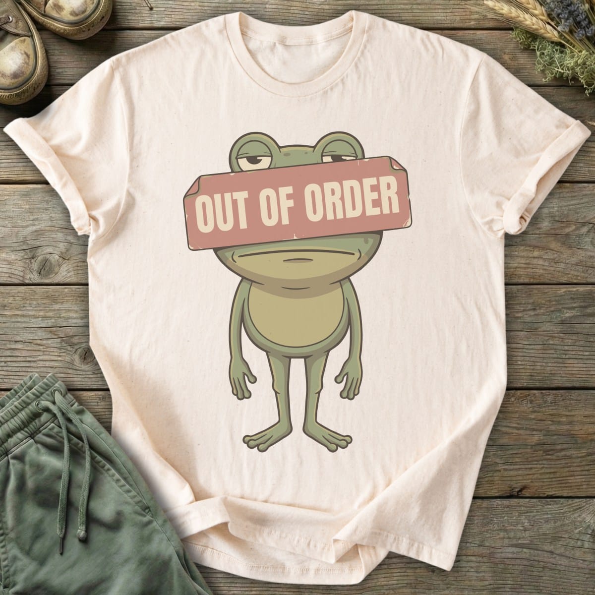Printify T-Shirt Out Of Order T-Shirt