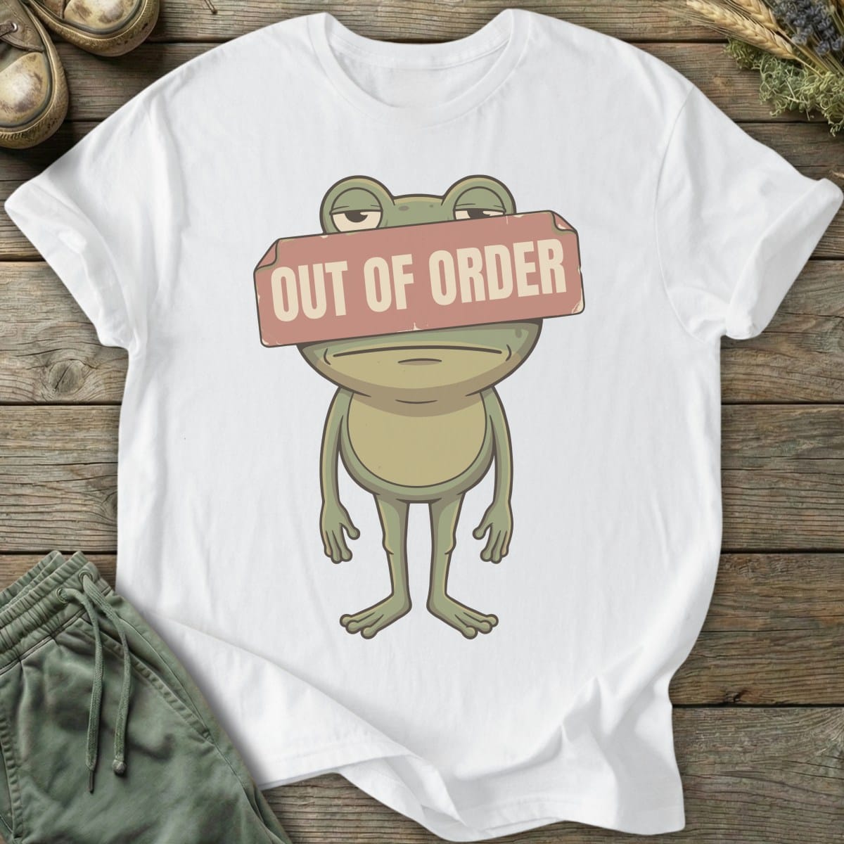 Printify T-Shirt Out Of Order T-Shirt