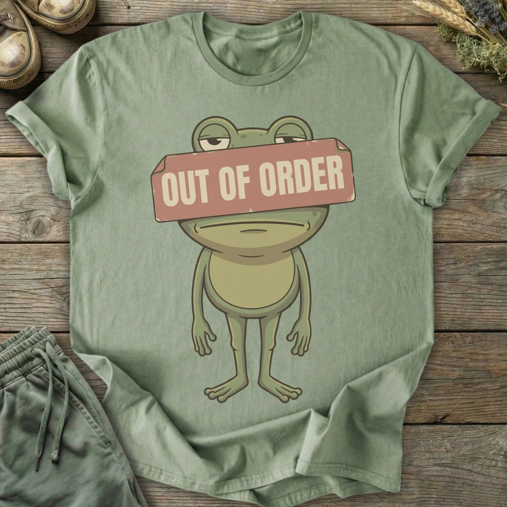 Printify T-Shirt Out Of Order T-Shirt
