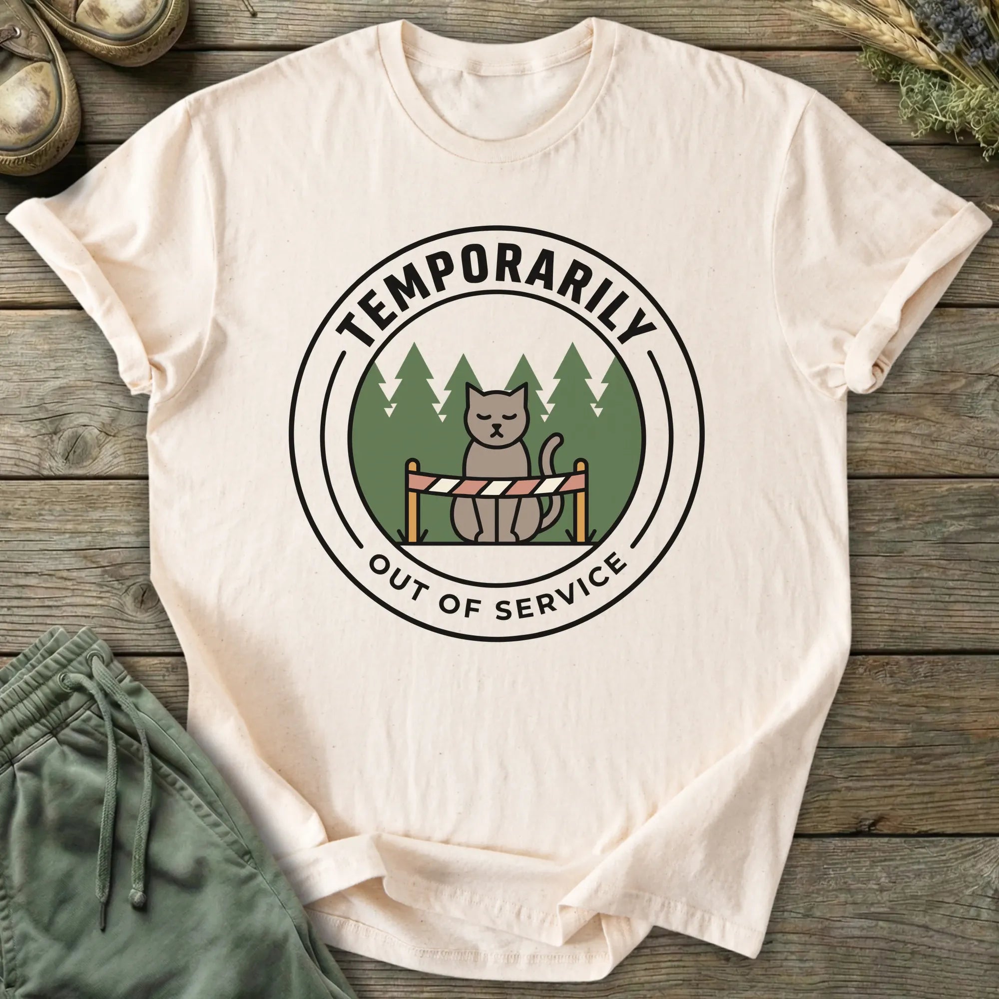 Printify T-Shirt Out Of Service T-Shirt