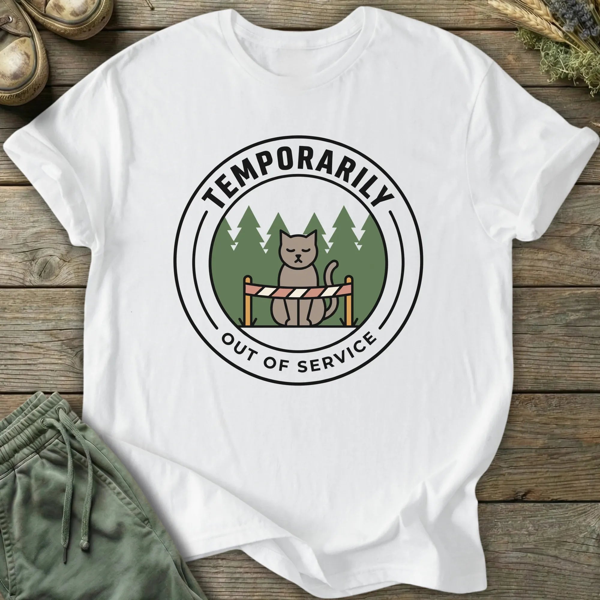 Printify T-Shirt Out Of Service T-Shirt
