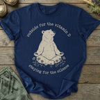Printify T-Shirt Outside For Vitamin D Bear T-Shirt